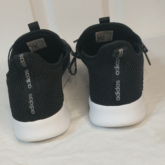 Adidas EUC Ladies Size 10 Black and Gray Nylon Cloud foam Sneakers - Picture 5 of 8